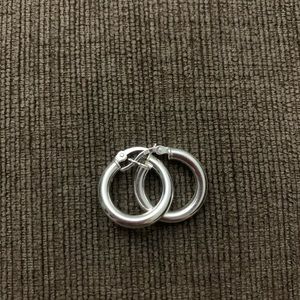925 sterling silver hoop earrings